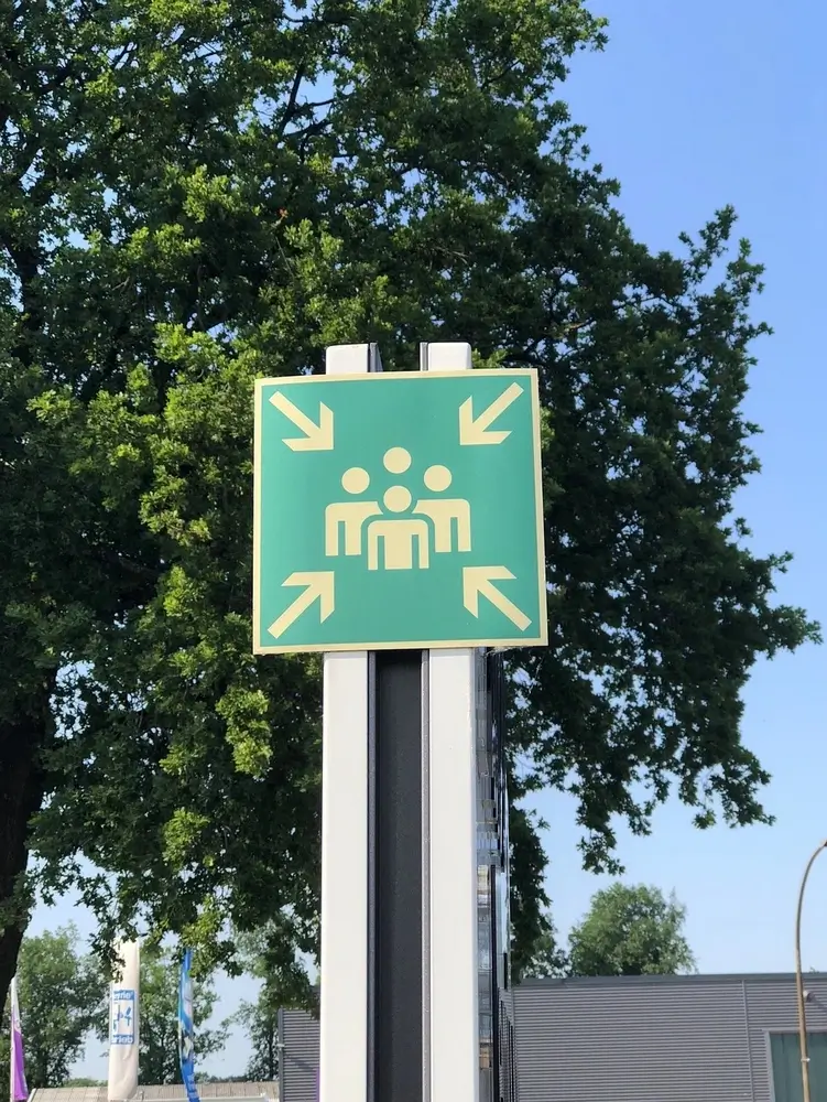 Panneau de rassemblement